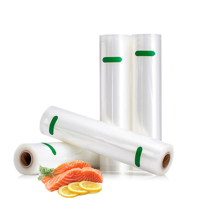 O alimento Rolls do vácuo Textured sacos de vácuo para o cofre forte do empacotamento de alimento para o refrigerador do congelador