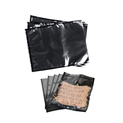 Sacos seladores a vácuo de náilon preto 5MIL para alimentos Sous Vide Embalagem segura para freezer