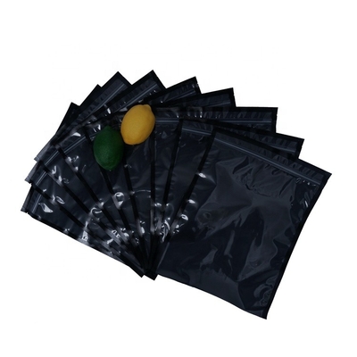 OEM claro de empacotamento preto do malote da carne do zíper do saco dos núcleos da soldadura térmica do vácuo