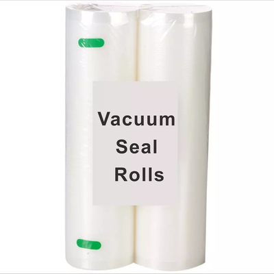 60mic - o selo de vácuo livre de 450mic BPA ensaca transparente congelado gravado costume de Rolls