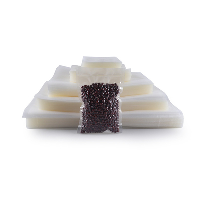 Sacos Resealable do alimento do vácuo de nylon poli que gravam o calor - malotes plásticos de selagem
