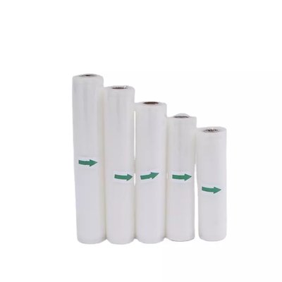 O tamanho personalizado QS gravou sacos livres do armazenamento do vácuo do alimento de Rolls BPA do aferidor do vácuo