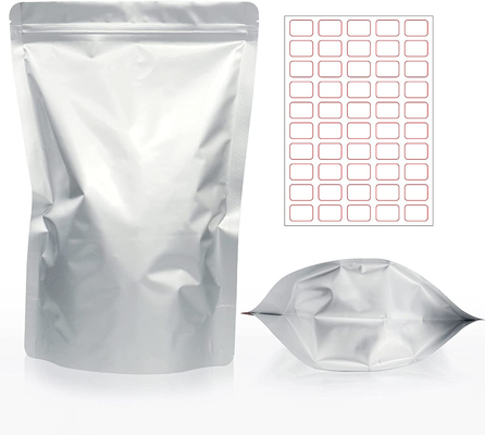 Sacos de Mylar para armazenamento de alimentos lascáveis ​​a quente com absorvedores de oxigênio etiquetas adesivas