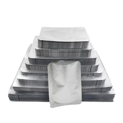 Sacos de folha de alumínio com vedação térmica reutilizáveis ​​sacos de armazenamento Mylar com etiquetas adesivas