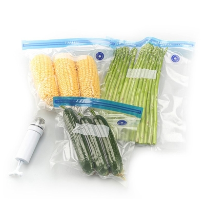 Sacos Sous Vide Sacos transparentes com zíper resselável Sacos de comida Sacos de frutos do mar
