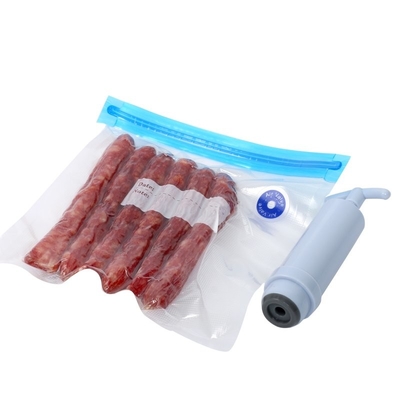 Bolsas de armazenamento de plástico QS Sous Vide sem BPA Bolsas superiores com zíper