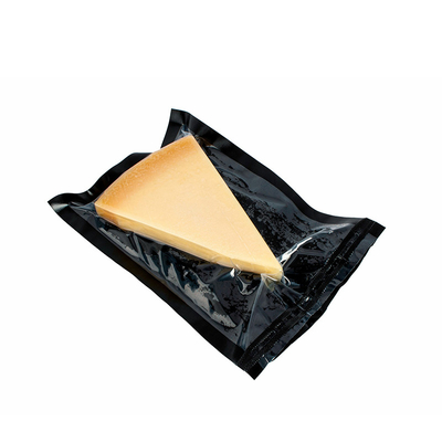 Malotes pretos do vácuo do empacotamento de alimento dos sacos 5mm de Vcuum do zíper dos alimentos frescos do GV