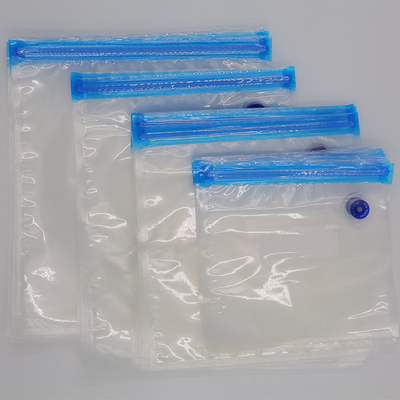 Os sacos Resealable plásticos do alimento do polipropileno limpam o saco do zíper com válvula