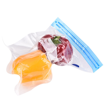 Os sacos Resealable plásticos do alimento do polipropileno limpam o saco do zíper com válvula