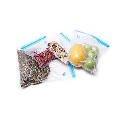 Sacos reutilizáveis ​​para armazenamento de alimentos a vácuo com clipes Sacos Sous Vide