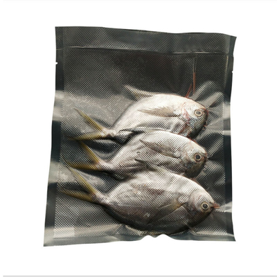Parte traseira Resealable Front Nylon Pouch claro do preto do saco do zíper do vácuo feito sob encomenda da cópia