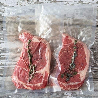 100 PCS OEM SGS Sacos de Vedação a Vácuo Máquina de Embalagem de Alimentos Branco