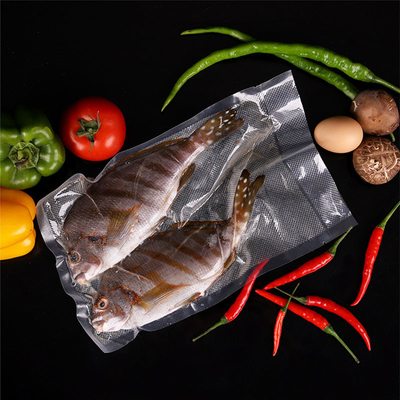 Sacos pretos do armazenamento de congelador do aferidor do vácuo da carne grandes para o cozimento de Sous Vide
