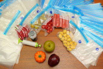 Bolsas de armazenamento de plástico QS Sous Vide sem BPA Bolsas superiores com zíper