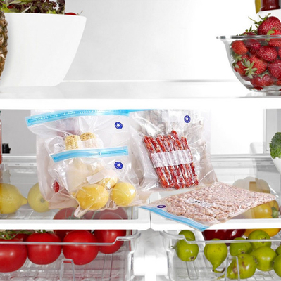 Sacos Ziplockk selados a vácuo para guardar alimentos de polietileno Sacos sous-vide