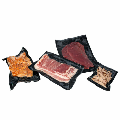 Sous Vide que grava todo o selo de vácuo preto ensaca o tipo do OEM para porcas dos núcleos