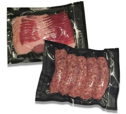 Selo claro/preto da gravação de vácuo ensaca o armazenamento vegetal da carne livre de Bpa