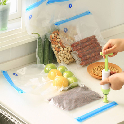 Sous Vide ensaca o aferidor que reusável livre do vácuo de BPA o zíper ensaca para o armazenamento do alimento