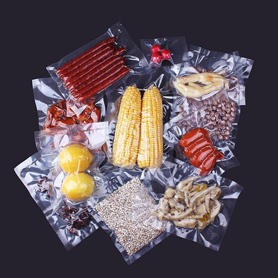 QS SGS Seladora a Vácuo Saco de Alimentos Personalizado Embalagem de Plástico Saco a Vácuo