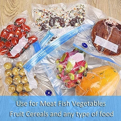O zíper do aferidor do vácuo ensaca sacos de Sous Vide para Resealable reusável livre do alimento BPA