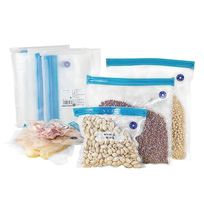 O zíper do aferidor do vácuo ensaca sacos de Sous Vide para Resealable reusável livre do alimento BPA