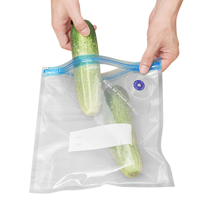 BPA Sous livre Vide ensaca o aferidor que reusável do vácuo os sacos mantêm o alimento fresco