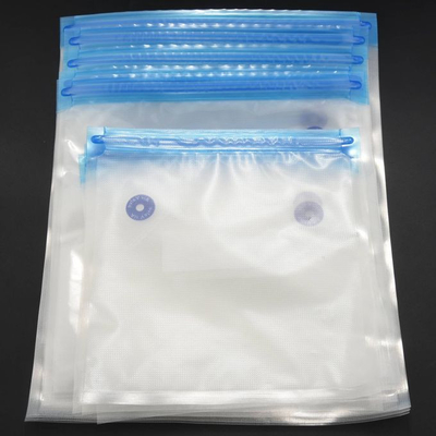 Bolsas Sous Vide com zíper resselável para alimentos Zip Loc com abóbora portátil