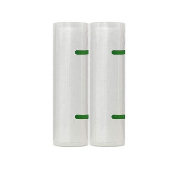 Pacote com 2 grãos de milho com logotipo personalizado Sous Vide sacos a vácuo Rolos de armazenamento de alimentos macios