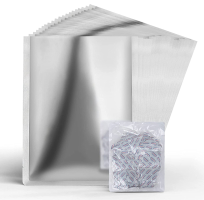 Saco lateral Rolls da folha de alumínio do malote do selo do vácuo três metálicos de Mylar