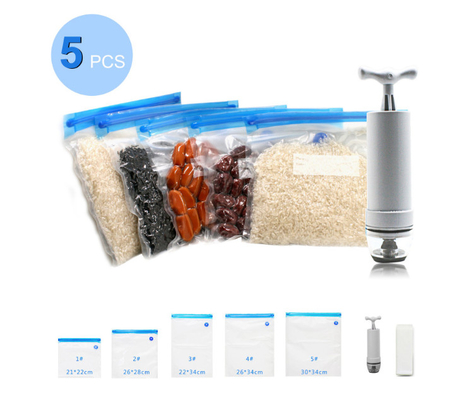 Sacos Sous Vide para Alimentos Sem BPA SGS Sacos com Vedação a Vácuo com Zíper