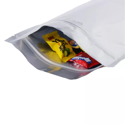 Sacos Mylar com logotipo personalizado Stand Up Zip Lock Sacos de alumínio Embalagem de alimentos à prova de cheiro