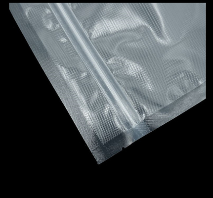 Os sacos do zíper do aferidor do vácuo do alimento Textured malotes de nylon polis do vácuo