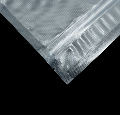 Resistência de abrasão alta da punctura dos sacos do zíper do vácuo do alimento do PE da transparência