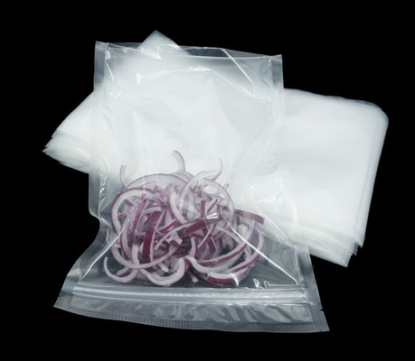Resistência de abrasão alta da punctura dos sacos do zíper do vácuo do alimento do PE da transparência