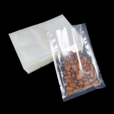 Sacos de vedação a vácuo lisos de câmara de LDPE brilhante da FDA Construção de vedação tripla