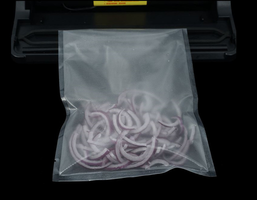 Bolsas a vácuo para alimentos sem BPA seladas a quente 3MIL três lados 25 cm * 30 cm