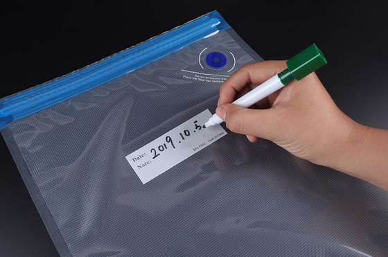 Sacos sous-vide reutilizáveis ​​com fecho de correr para armazenamento de alimentos e cozimento