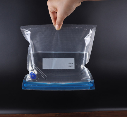 Sacos sous-vide reutilizáveis ​​com fecho de correr para armazenamento de alimentos e cozimento