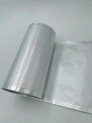A folha de alumínio metálica está acima o congelador de Mylar do malote ensaca Rolls