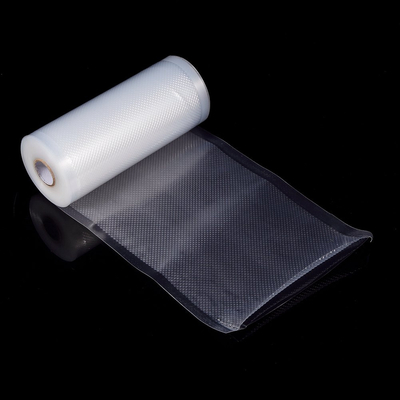 Sacos seladores a vácuo de plástico transparente com relevo SGS Rolos de embalagem Porcas