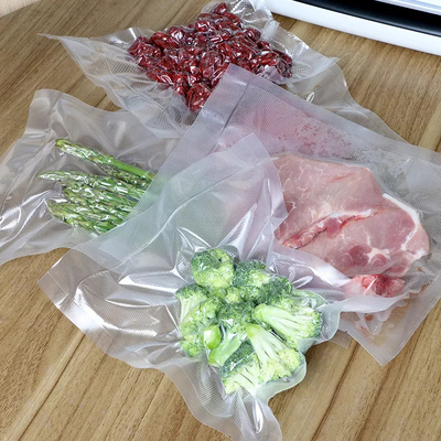 Bolsas de vedação a vácuo de náilon sem BPA personalizadas com preparação de refeição texturizada e sous-vide