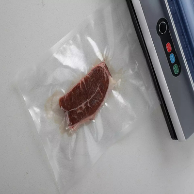 Bolsas de vedação a vácuo de náilon sem BPA personalizadas com preparação de refeição texturizada e sous-vide