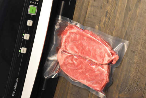Sacos de alimentos seladores a vácuo com relevo PE para carne