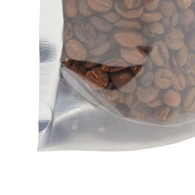 Sacos de folha de alumínio resseláveis ​​para armazenamento de alimentos à prova de cheiro com janela